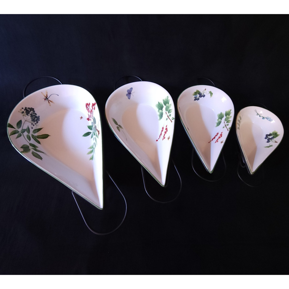 Temptations by Tara Ceramic Bakeware Serving 4 Piece Complete Set Temp-Tations